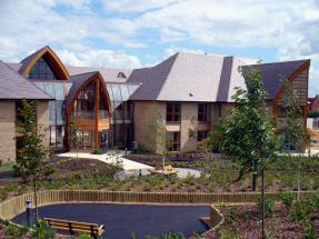 Blue Brindle tiles at Anjulita Court Care Home winner of 2010 Roofing Awards